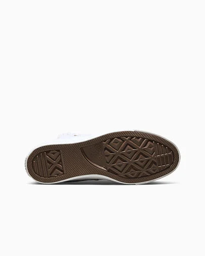 Chuck Taylor All Star Frills White/Metallic Light Gold, Outsole View