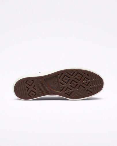 Chuck Taylor All Star Lift Platform It's Okay To Wander Egret/Vintage White/Black, Outsole View