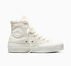 Converse Chuck Taylor All Star Lift Platform Crochet Egret/Egret/Vintage White — photo 3