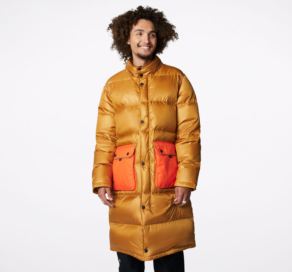 Counter Climate Long Down Jacket Wheat
