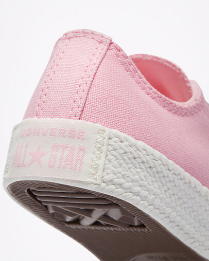 Espadrille Chuck Taylor All Star Rose/Rose/Aigrette, Detail Angle View