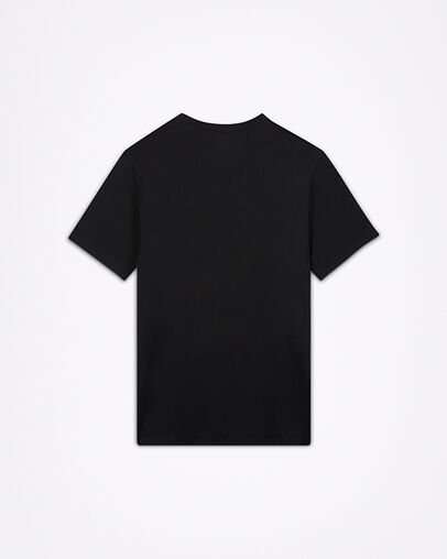 Chuck Taylor All Star Patch Crew Neck Short Sleeve Black, Back View