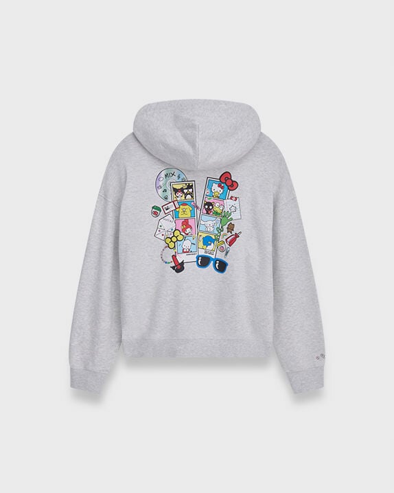 Converse x Hello Kitty And Friends Full Zip Hoodie Light Grey Heather