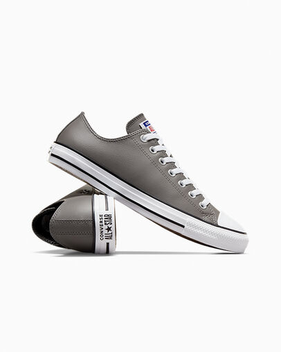 Chuck Taylor All Star Synthetic Leather Origin Story/White/Red, Detail Angle View