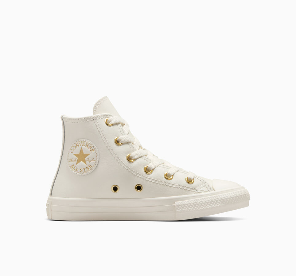 Chuck Taylor All Star Gold Luxe Egret/Metallic Light Gold