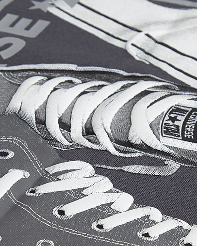 Stacked Chuck Oversized T-Shirt Dark Matter, Detail View