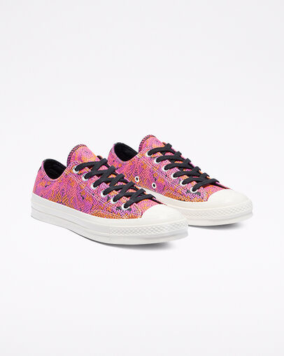 Chuck Taylor All Star Digital Daze Digital Blue/Egret/Black, Angled View