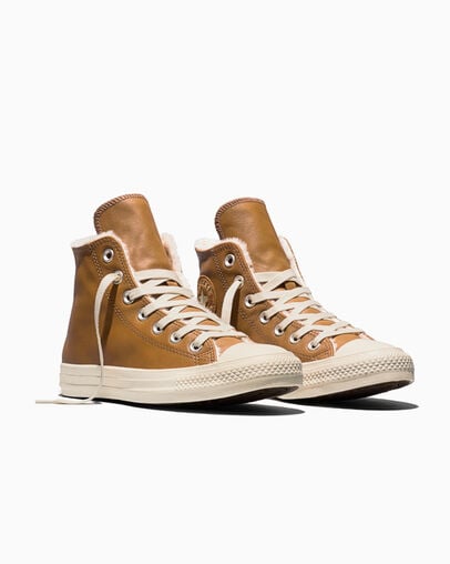 Chuck Taylor All Star Cozy Incensed/Egret/Incensed, Top and Side View