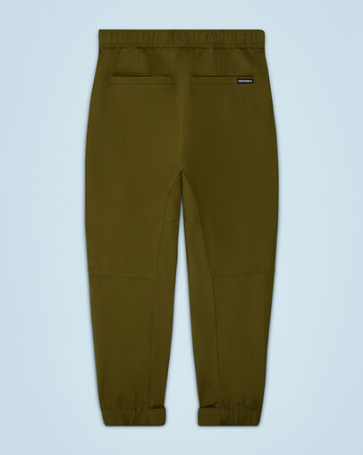 Paneled Jogger Dark Moss, Back View