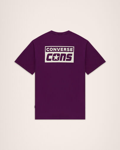 CONS Graphic T-Shirt Nightfall Violet, Back View