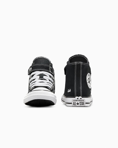 Chuck Taylor All Star Eyes Easy-On Black/White/Black, Heel View