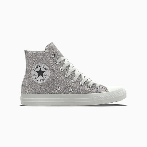Converse Custom Chuck Taylor All Star Glitter By You Silver – 173144CSU24_silver