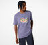 Sticker Collage Graphic T-Shirt Slate Lilac