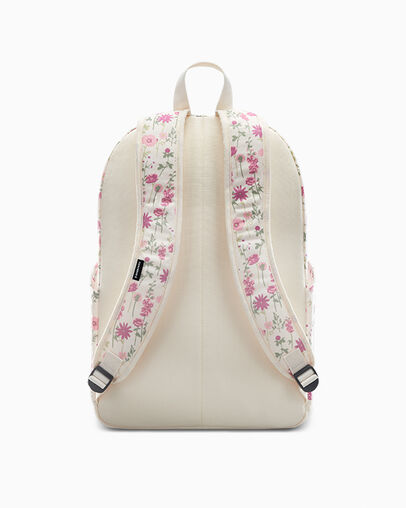 Go 2 Wildflowers Backpack Converse Egret Floral Aop, Back View