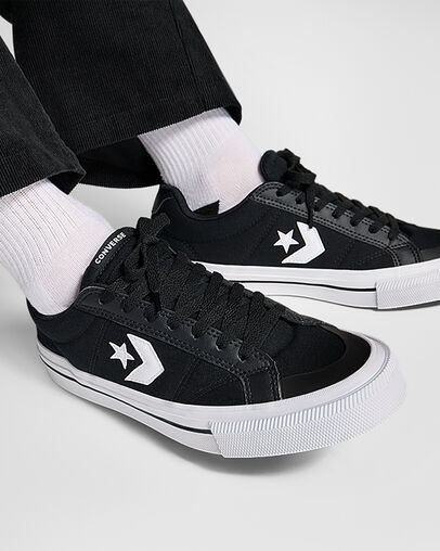 Sport Casual Black/Black/White, Reflective View