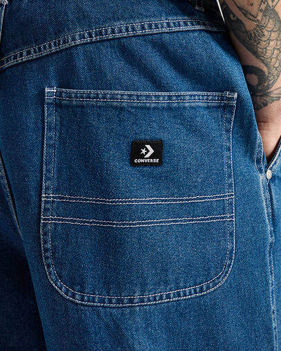 Woven Denim Pants Lt Stone Wash