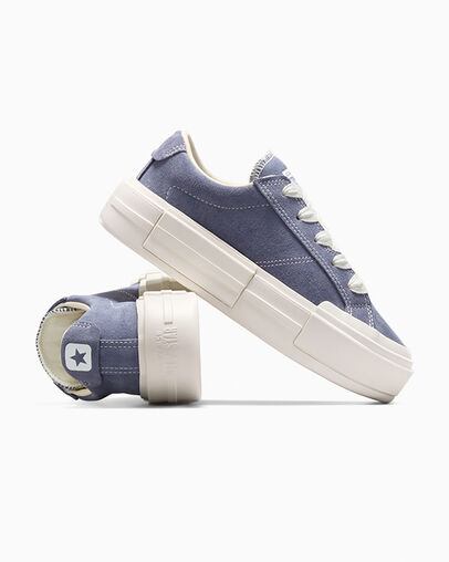 Chuck Taylor All Star Cruise Suede Ceniza lavanda/Blanco/Garza, Detail Angle View