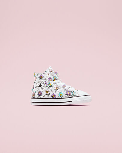 Chuck Taylor All Star Easy-On Friendly Floral White/Pixel Purple, Outer Side View
