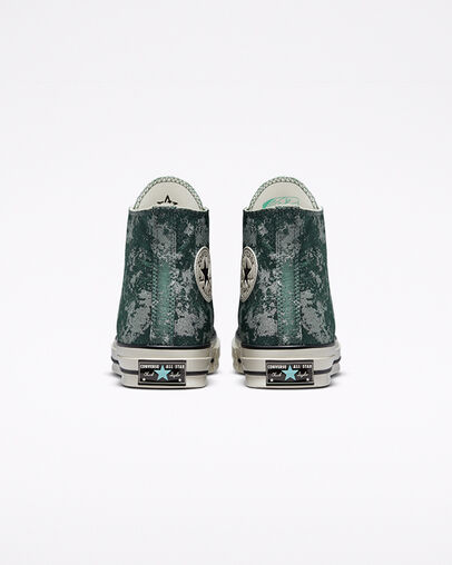 Chuck 70 Surface Fusion Forest Pine/Cool Sage/Egret, Heel View