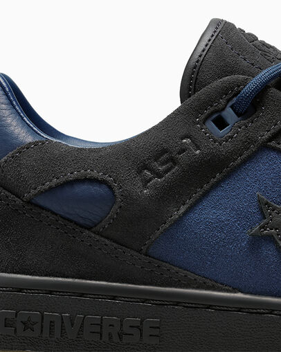 CONS AS-1 Pro Suede Midnight Navy/Nightfall Grey, Detail Angle View