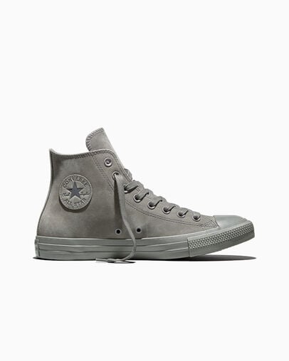 Chuck Taylor All Star Nubuck Origin Story Grey/Origin Story Grey/Iron Grey, Outer Side View