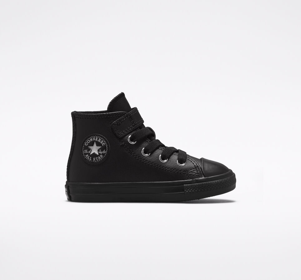 Chuck Taylor All Star Easy-On Elevated Leather Black/Black/Black