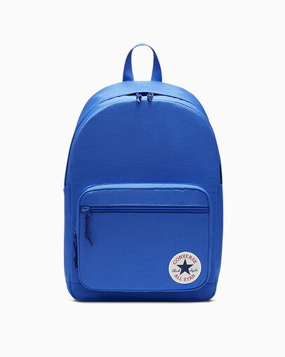 GO 2 Backpack Blue Flame, Front View