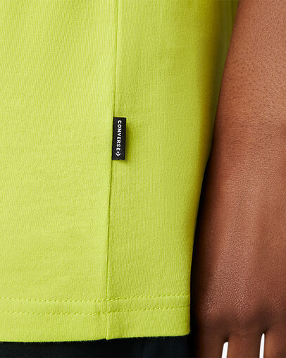 Love Your Mother Center Front T-Shirt Lime Twist