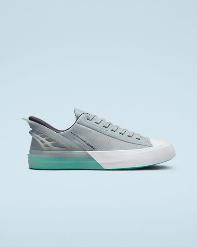 Chuck Taylor All Star CX FlyEase Gris ceniza/Viento de tormenta/Blanco, Outer Side View