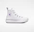Chuck Taylor All Star Move Platform Blanco/Morado p&iacute;xel/Blanco
