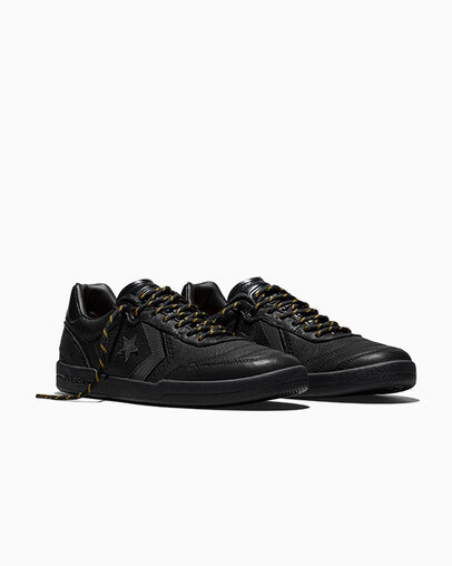 Converse CONS Louie Lopez Pro 2 Leather Black/Black/Yellow — foto 6