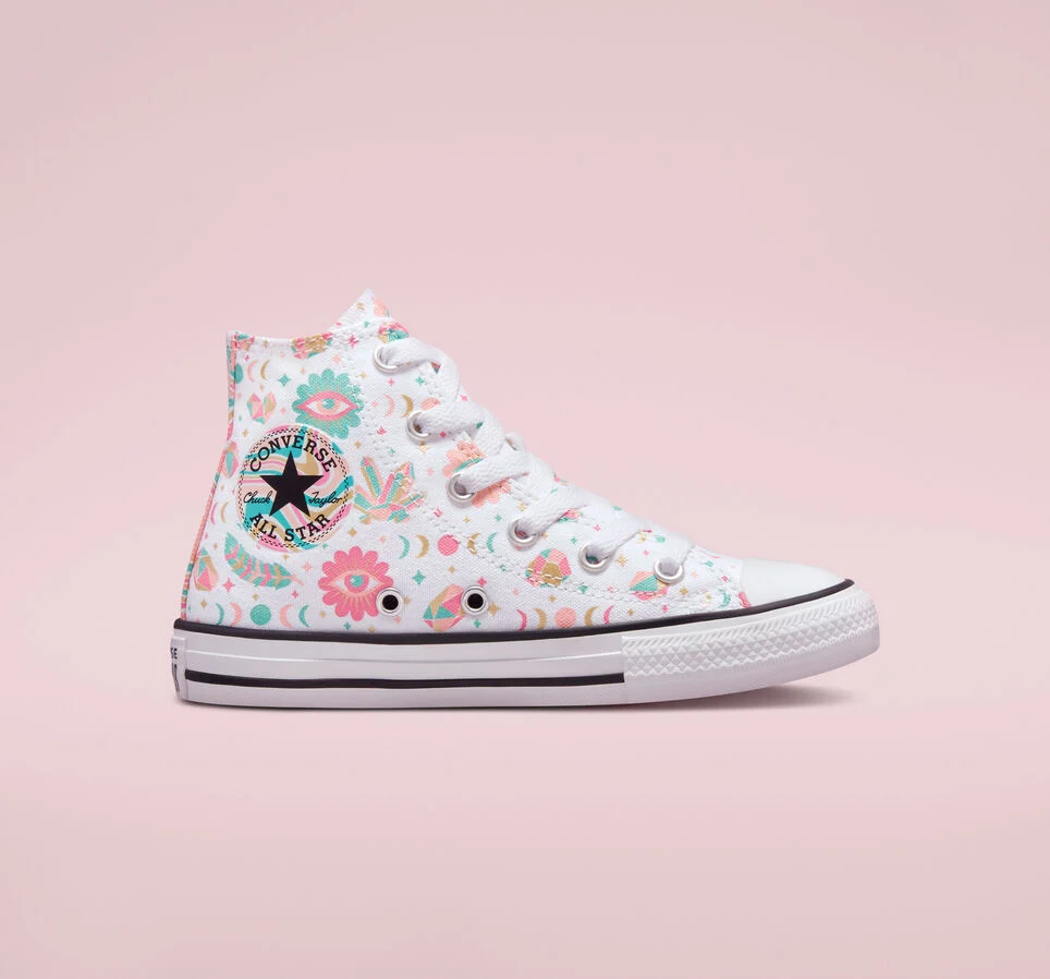 Chuck Taylor All Star Mystic Gems Blanc/Rose/Corail blanchi