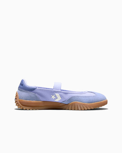 Run Star Trainer Ballet Flat Very Peri Purple/Indigo Storm/Gum, Outer Side View