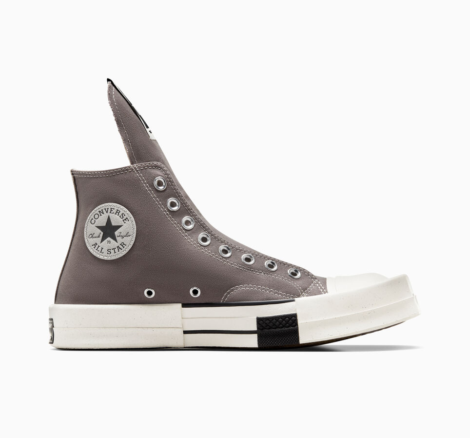 Converse x DRKSHDW TURBODRK LACELESS Hi-Top Sneakers in Dust - A03938C