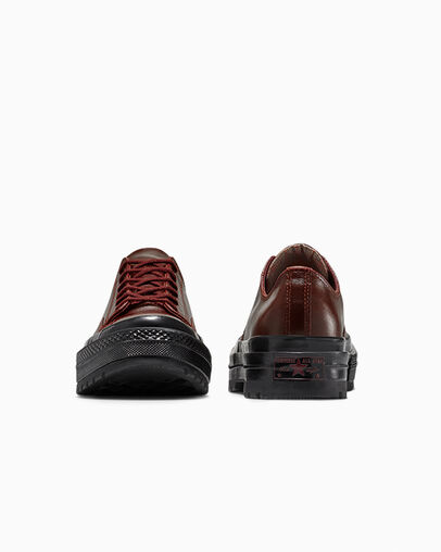 Chuck 70 National Leather Rottin Apple/Rottin Apple, Heel View