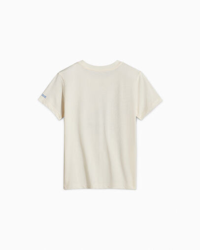 Sneaker T-Shirt Egret, Back View