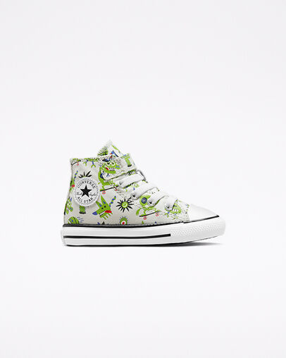 Chuck Taylor All Star Easy-On Creatures Mouse/Virtual Matcha/Black, Outer Side View