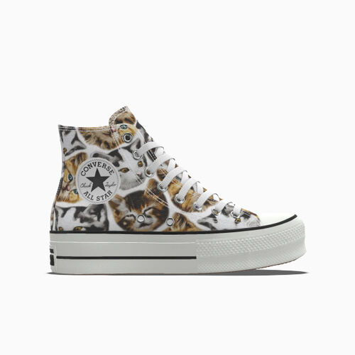 Converse Custom Chuck Taylor All Star Lift Platform By You Cats – 171209CHO24_cats_QTM