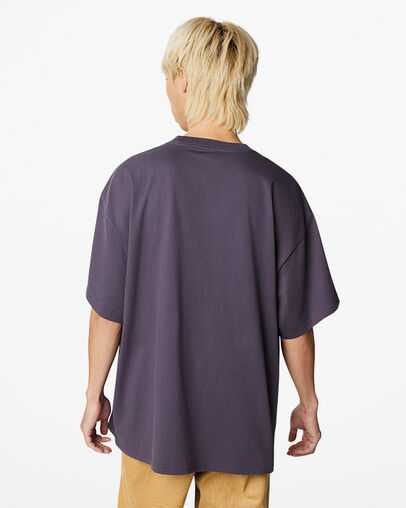 Sneaker Store Graphic T-Shirt Dark Raisin, Back View