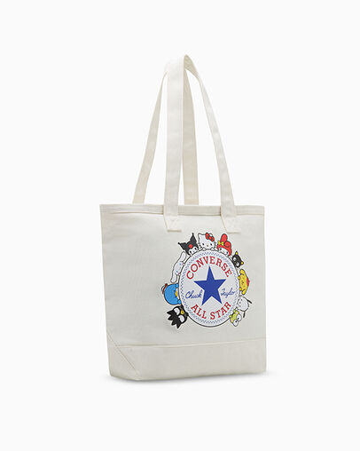 Converse x Hello Kitty And Friends Tote Bag Egret, 3/4 View