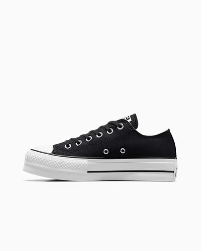 Chuck Taylor All Star Lift Platform Canvas Black/White, Inner Side View