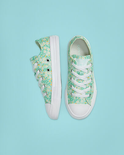 CTAS OX OCEAN MINT/TOPAZ GOLD/WHITE Ocean Mint/Topaz Gold/White, Top and Side View