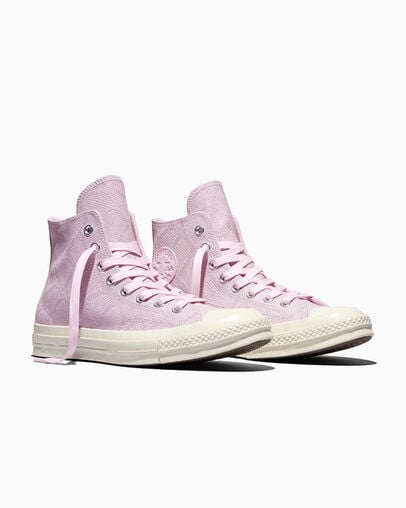 Chuck 70 Snakeskin Print New Found Bloom, Top and Side View