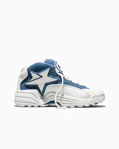 CONS Blue Federal Blue/Vintage White, Outer Side View