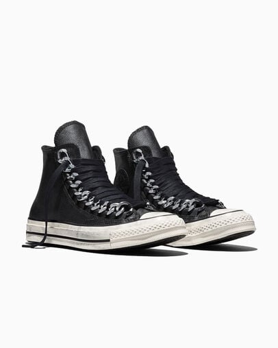 Chuck 70 Industrial Glam Black/Egret/Dark Matter, Top and Side View