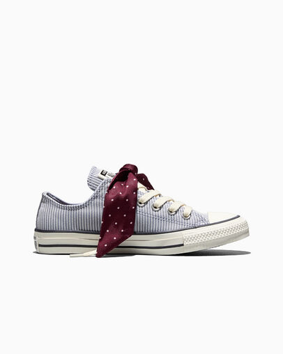 Chuck Taylor All Star Scarf Bow No Shade Grey/Vintage White/Egret, Outer Side View