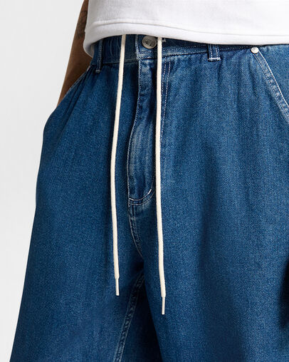 Woven Denim Pants Lt Stone Wash