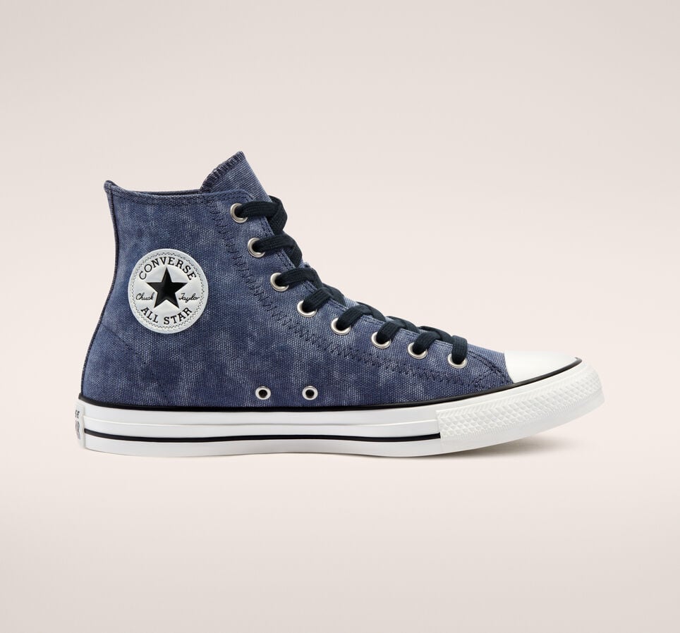 Chuck Taylor All Star Washed Canvas Midnight Navy/Midnight Navy