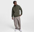 Embroidered Star Chevron Standard-Fit Fleece Hoodie Utility Green