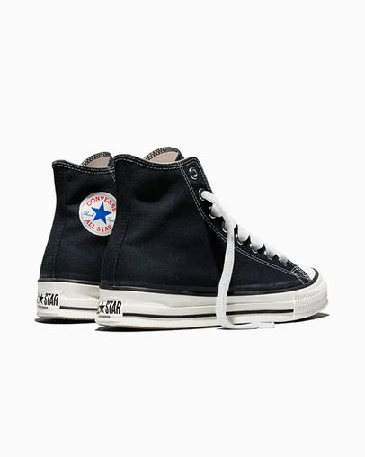 Chuck Taylor Throwback Black/Vintage White, Heel View